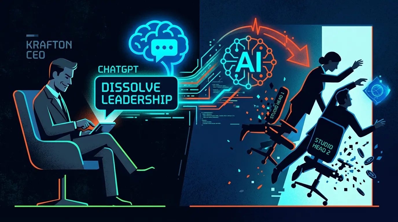 The $250 Million Prompt: Krafton CEO Used ChatGPT to Oust Studio Heads